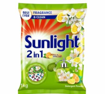 Sunlight Clean & Lemon Fresh Washing Powder – 1.00 kg