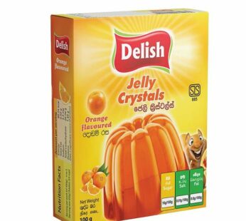 Delish Jelly Crystals, Orange – 100.00 g